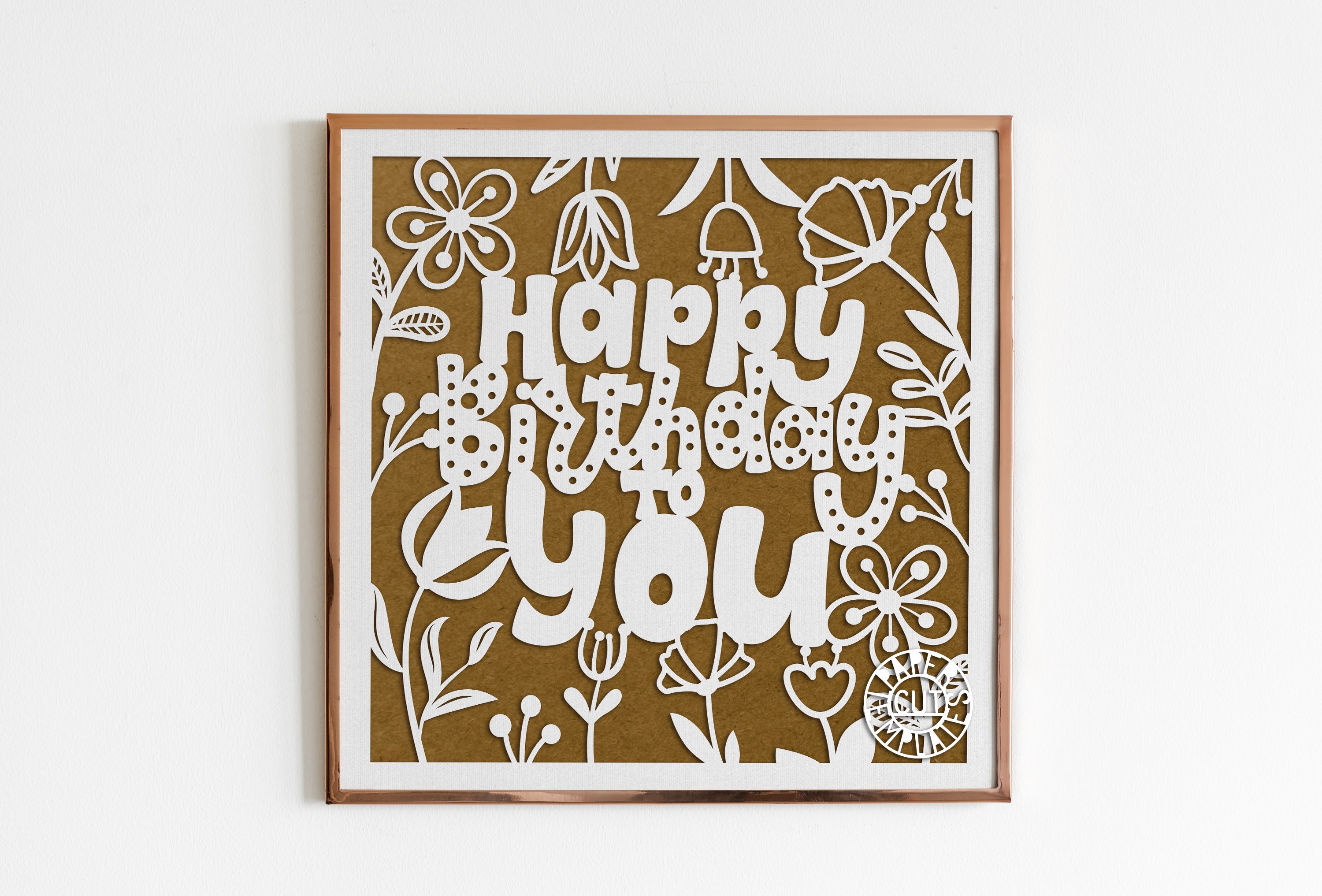 Svg Template Cricut Happy Birthday Card Svg Free