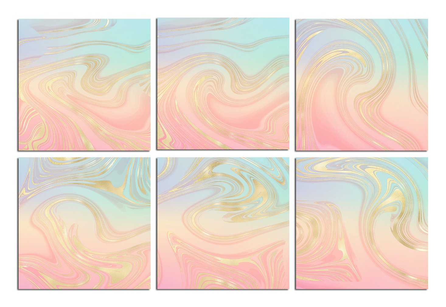 Rose Gold Marble Textures, Backgrounds