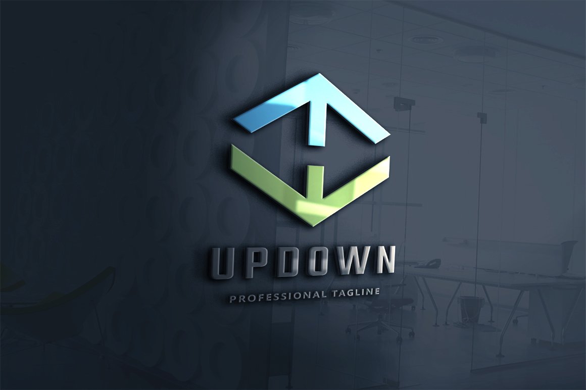Up Down Logo (672297) | Logos | Design Bundles