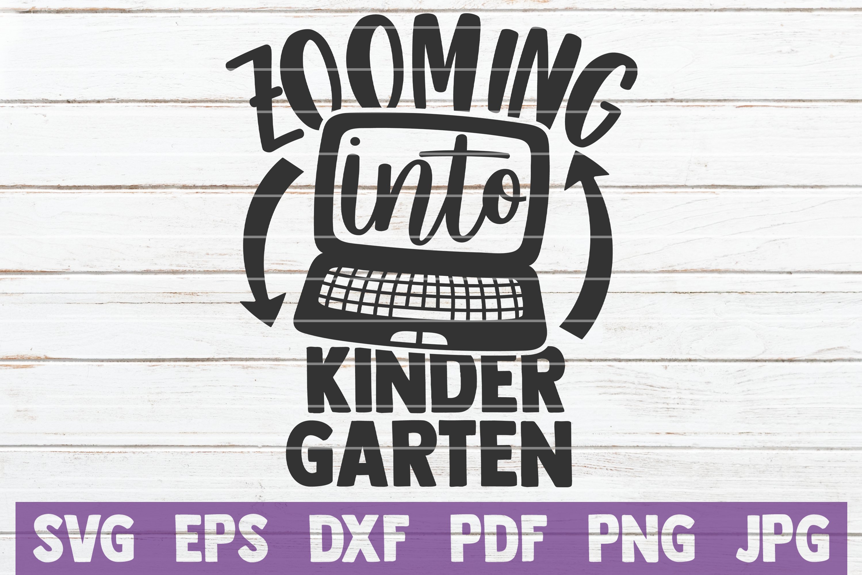 Zooming Into Kindergarten Svg Cut File 823717 Cut Files Design Bundles