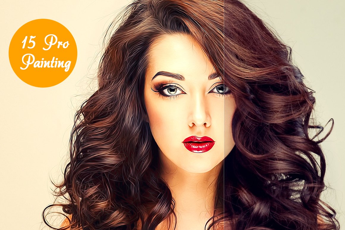 15 Oil Painting Effect Action (19851) Actions Design