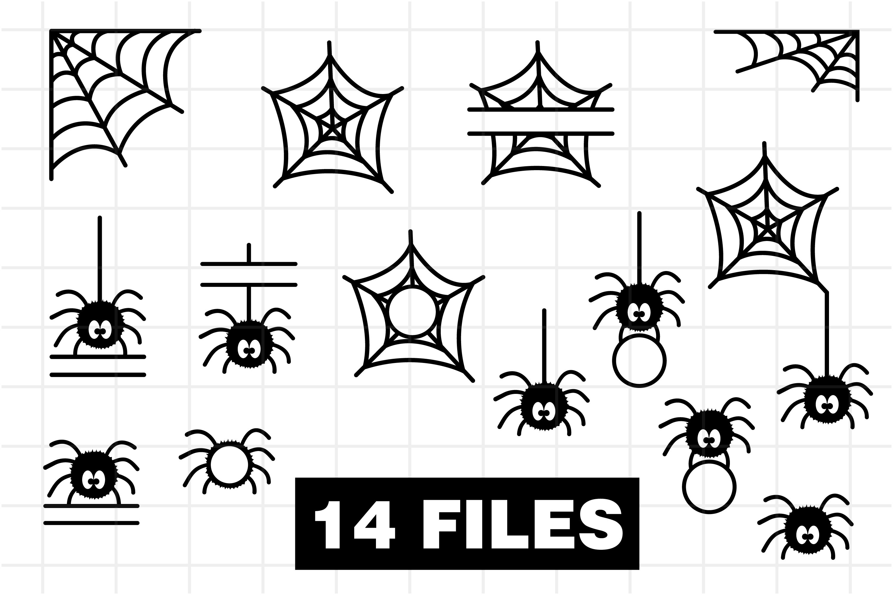 Halloween svg spider svg monogram spider web cut file 851988  cut