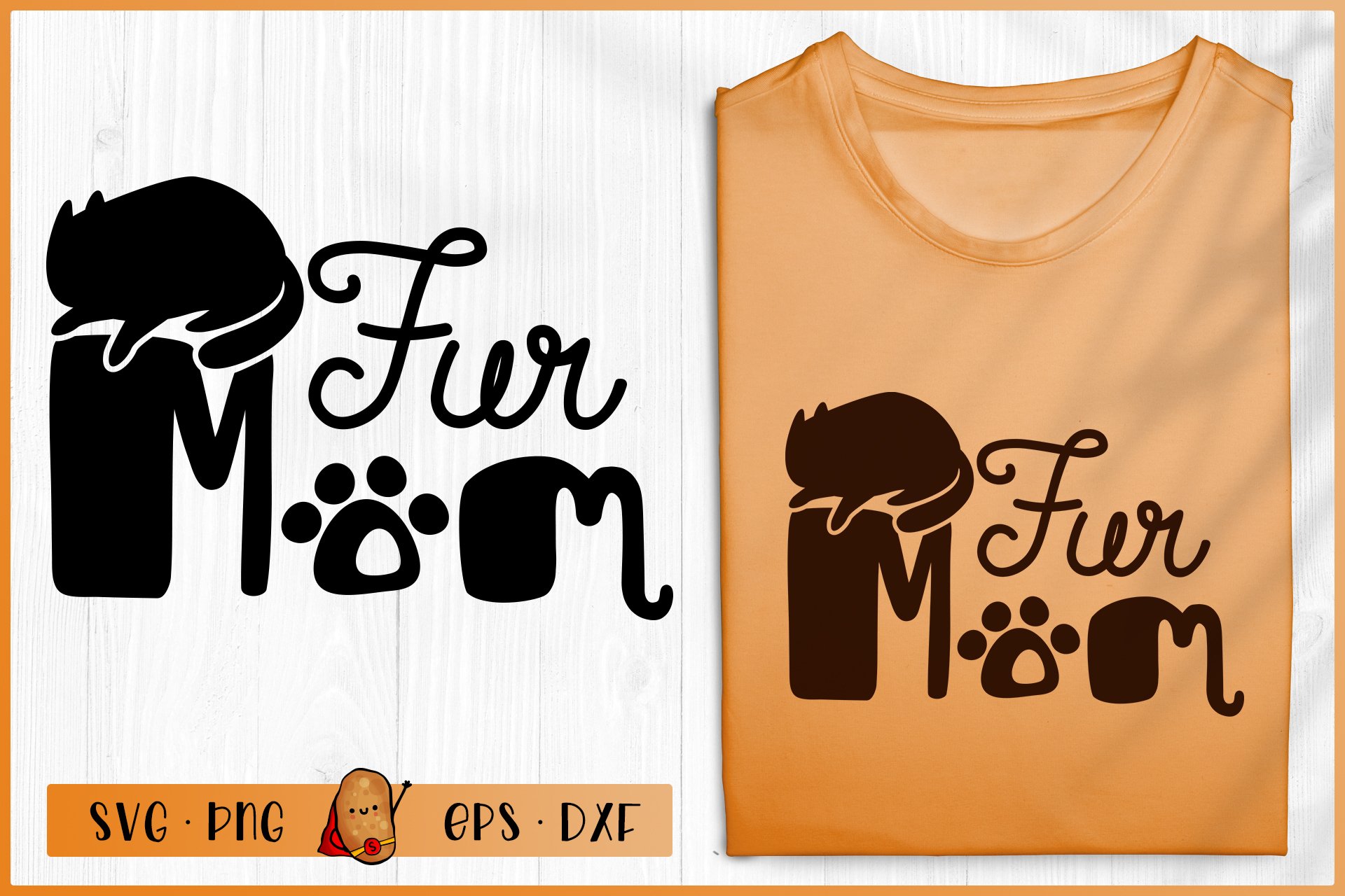 Fur Mom SVG Cat Quotes SVG Fur Mama SVG Cat Mom SVG (563351