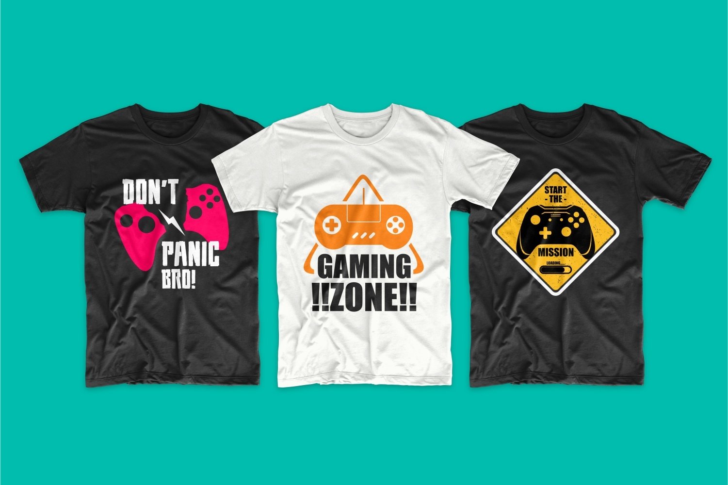 Download Gaming And Gamer T Shirt Design Vector Bundle Sublimation 1022673 Sublimation Design Bundles