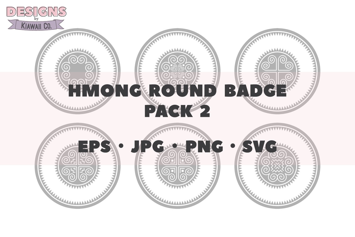 Download Round Badge Logo Design Elements Pack 2 Hmong Svg Motifs 746183 Cut Files Design Bundles