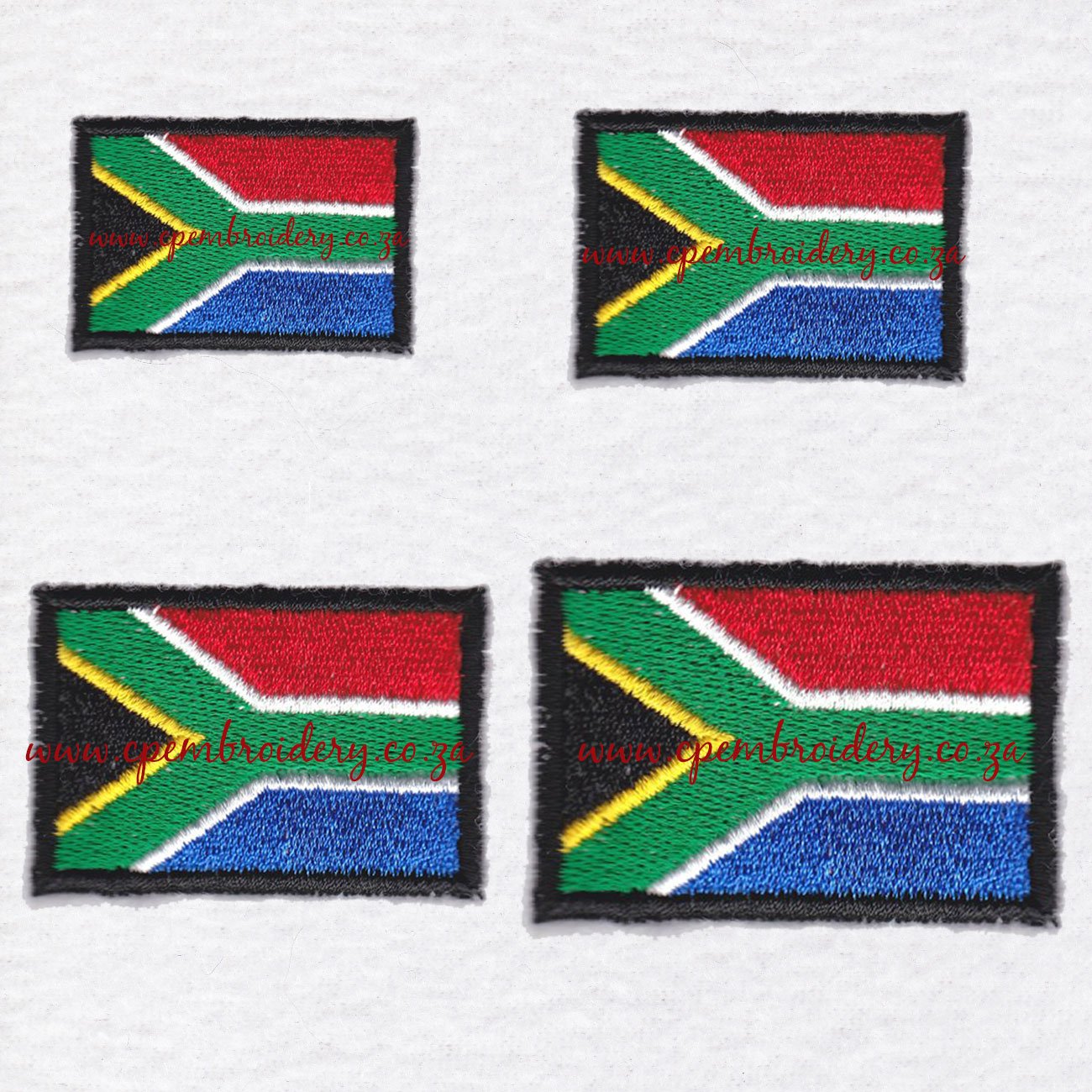 South African Flag Machine Embroidery Design (78740) Embroidery