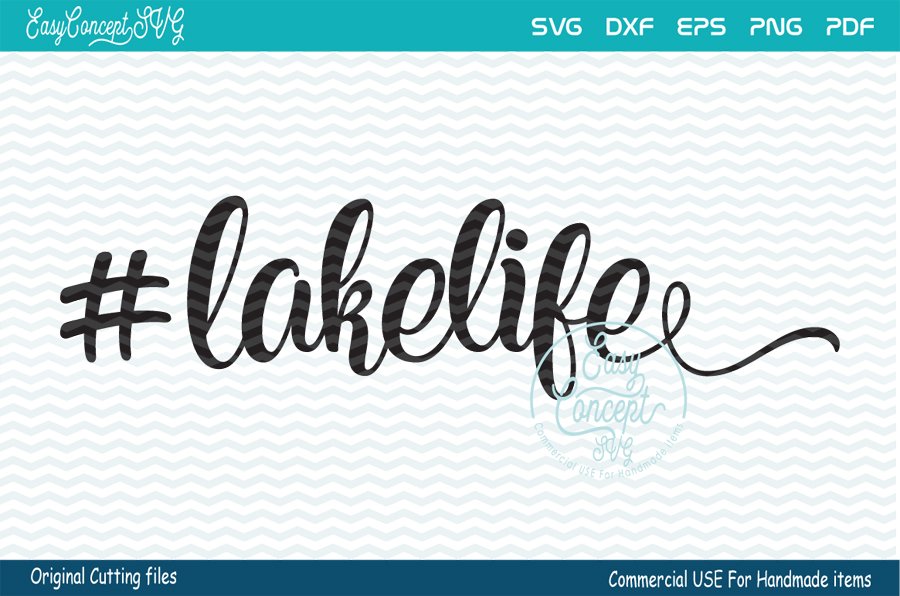 Hashtag Lake Life (87684) Cut Files Design Bundles