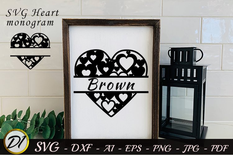 Download Monogram Svg Valentines Monogram Svg Heart Monogram Svg 1121543 Cut Files Design Bundles