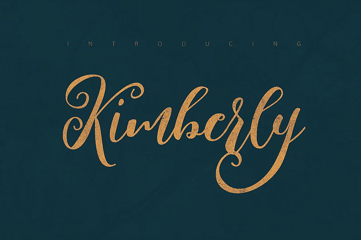 Kimberly Script Font (212422) Handwritten Font Bundles