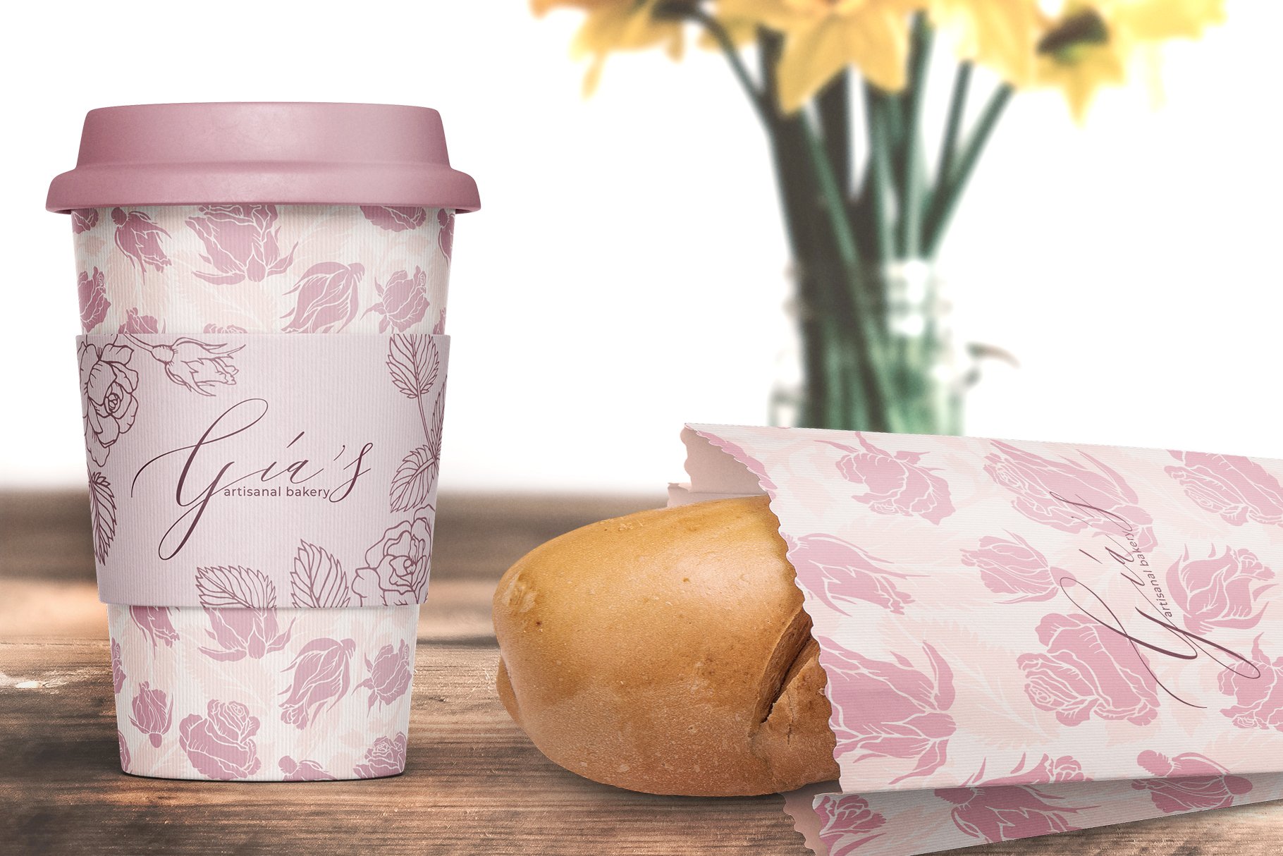 Rose Flower Patterns & Clipart (478153) Illustrations Design Bundles