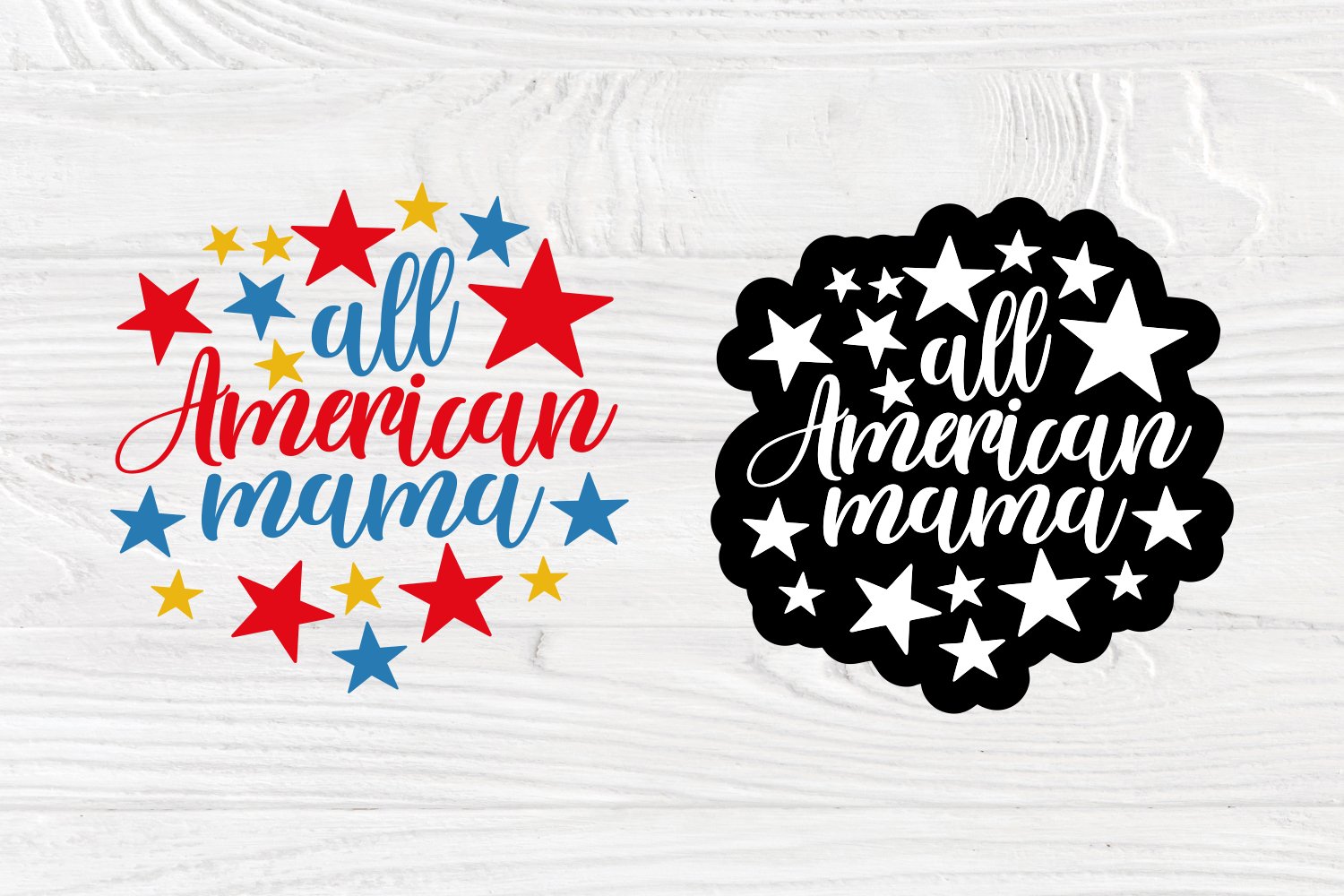 All American Mama SVG Bundle, Patriotic Svg, USA Shirt Svg (655118