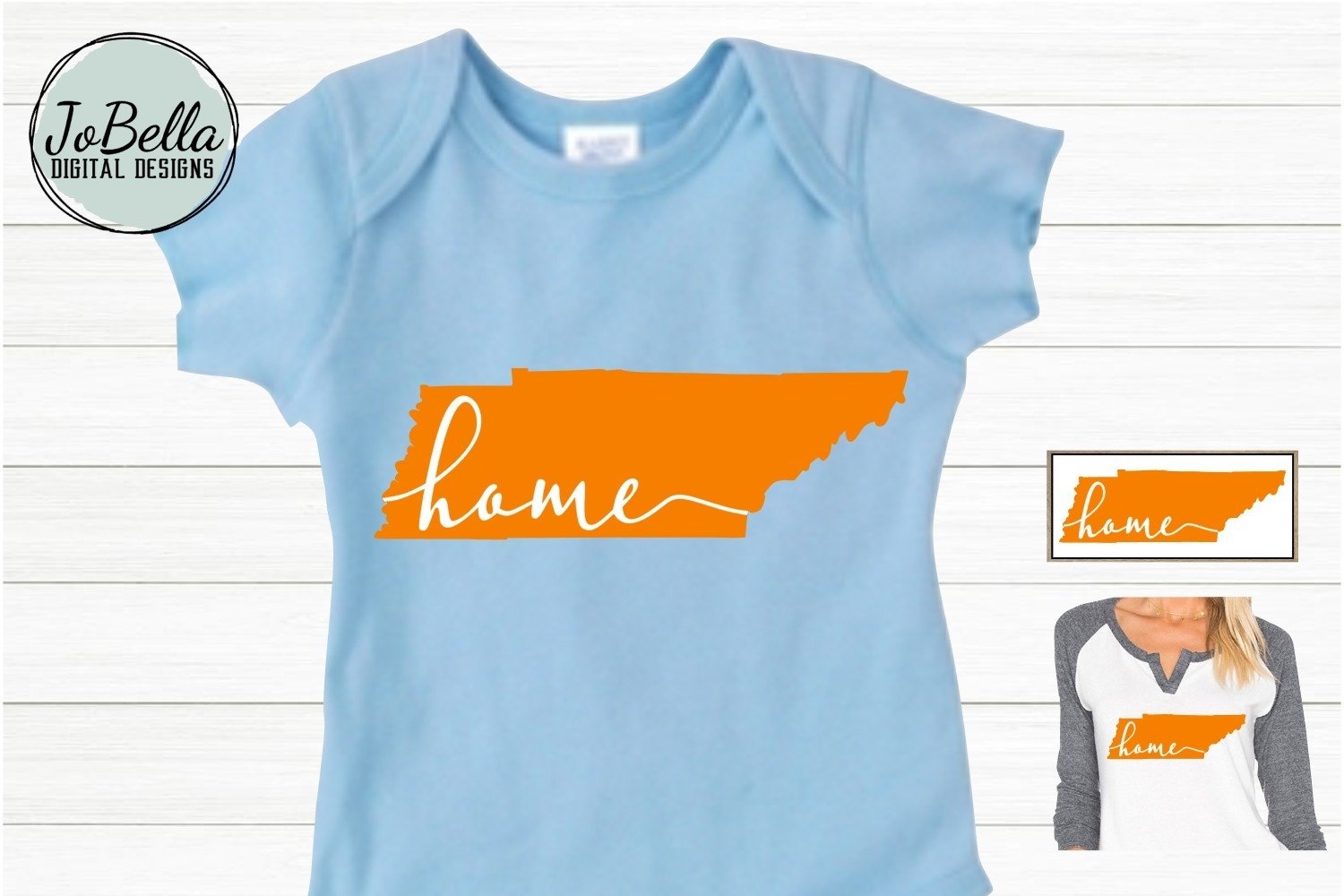 Orange Tennessee with Home SVG and Printable (229969) Cut Files Design Bundles