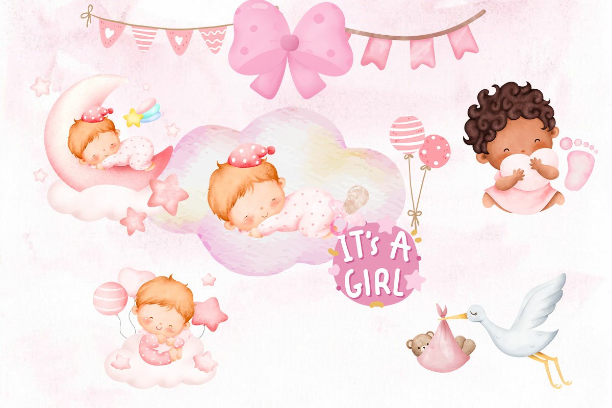 Animated Baby Girl Wallpaper