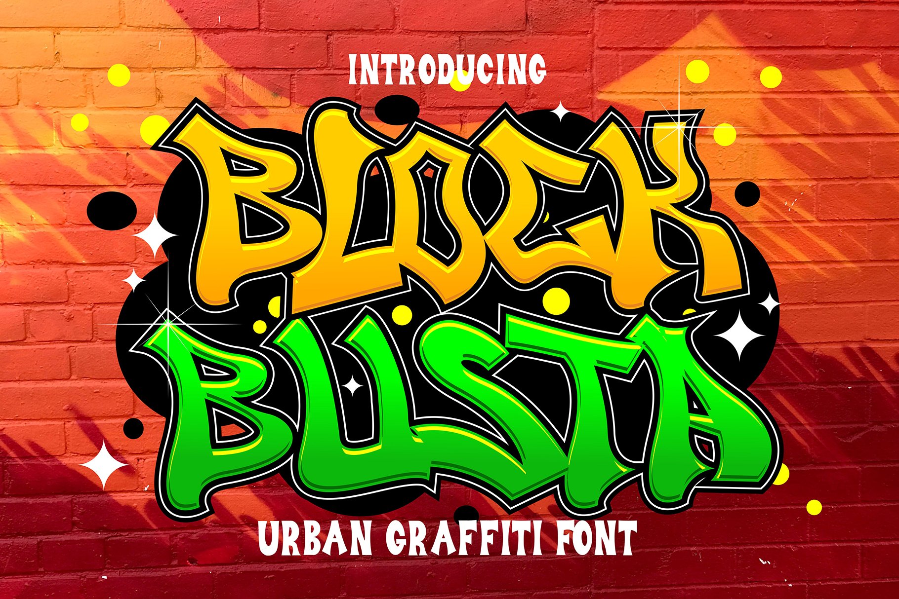 Graffiti Alphabet Block Style Lowercase