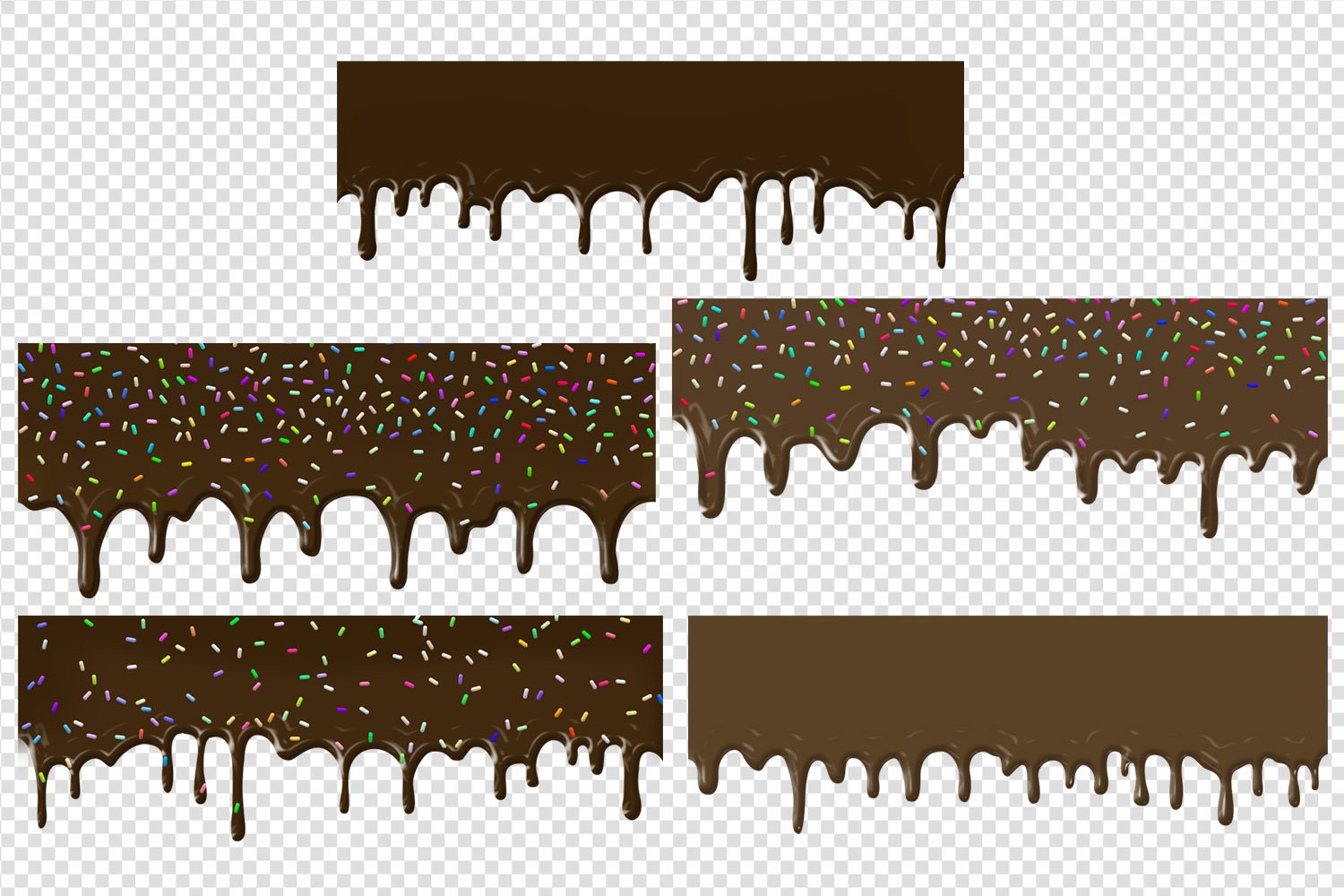 Frosting Drips Clipart (898335) Patterns Design Bundles