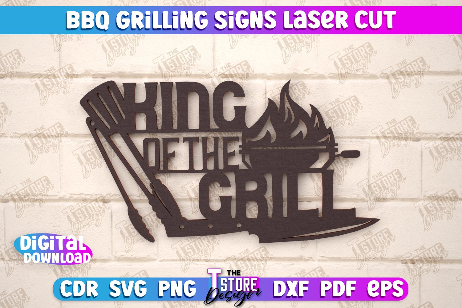 BBQ Grilling Sign Patio Wall Signboard (4269952)