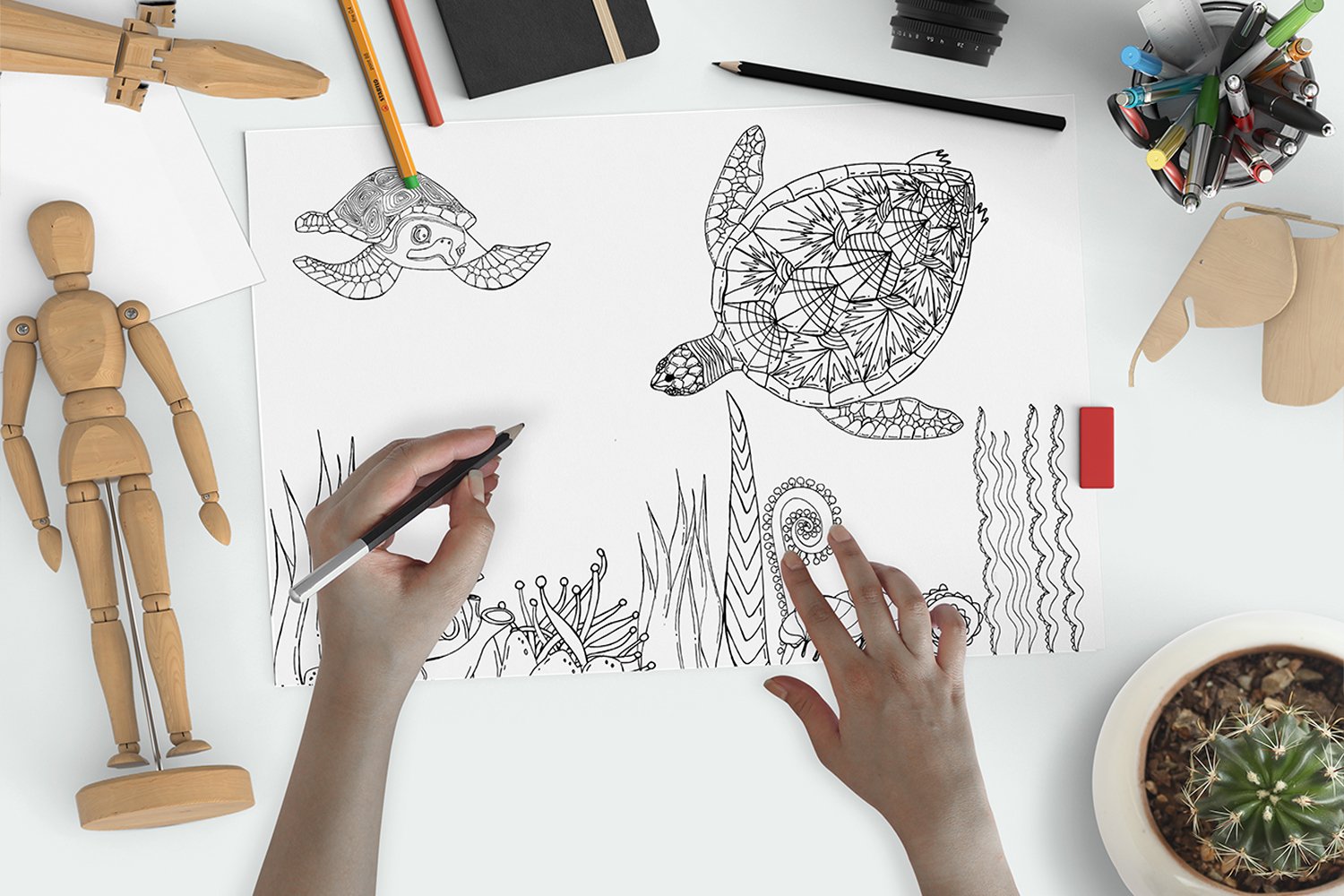 Magical Underwater World Coloring Book 532425 Illustrations