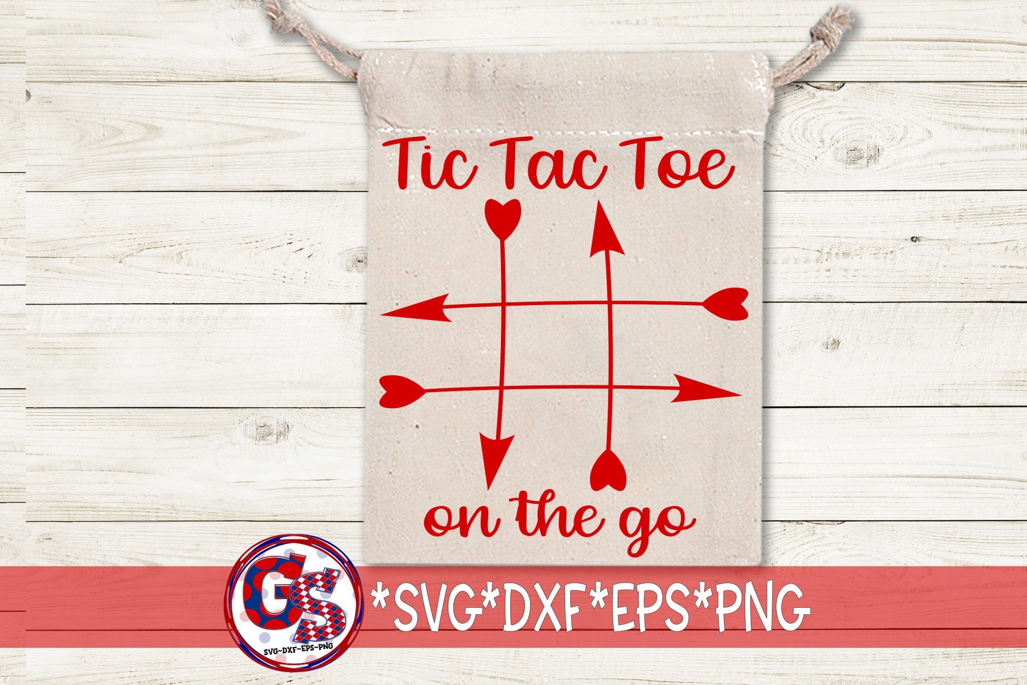 Valentine's Day | Tic Tac Toe Bundle SVG DXF EPS PNG (1132588) | Cut ...