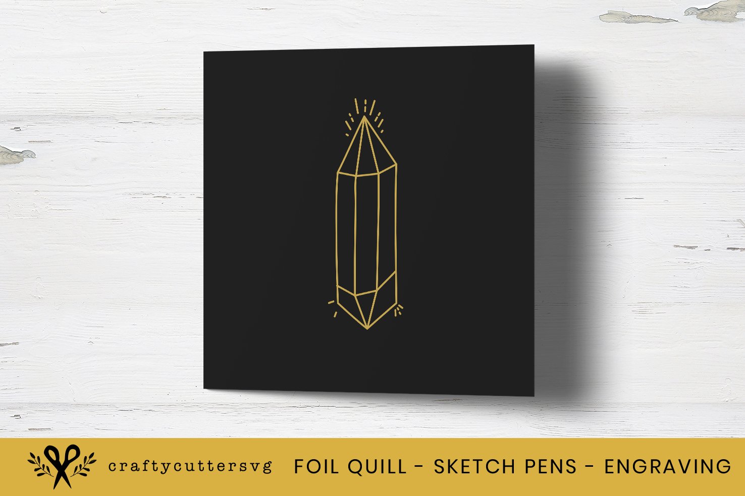 Foil Quill Gem Diamonds Crystals Sketch Pens Engraving (316346