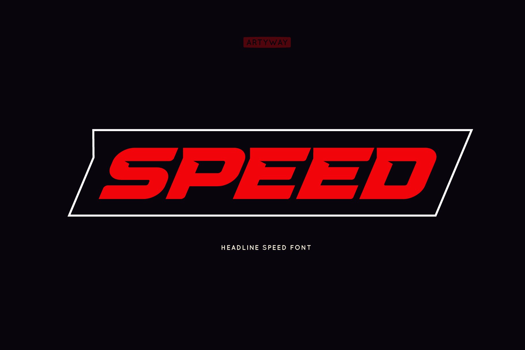 Headline Speed Font (823870)  Fonts Font Bundles