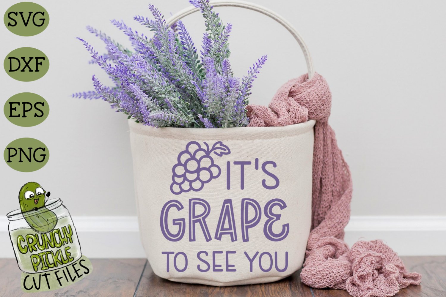 Grape to See You SVG Cut File (577735) Cut Files Design Bundles