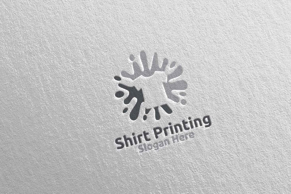 Splash T shirt Printing Company Logo Design 74 (577742) Logos