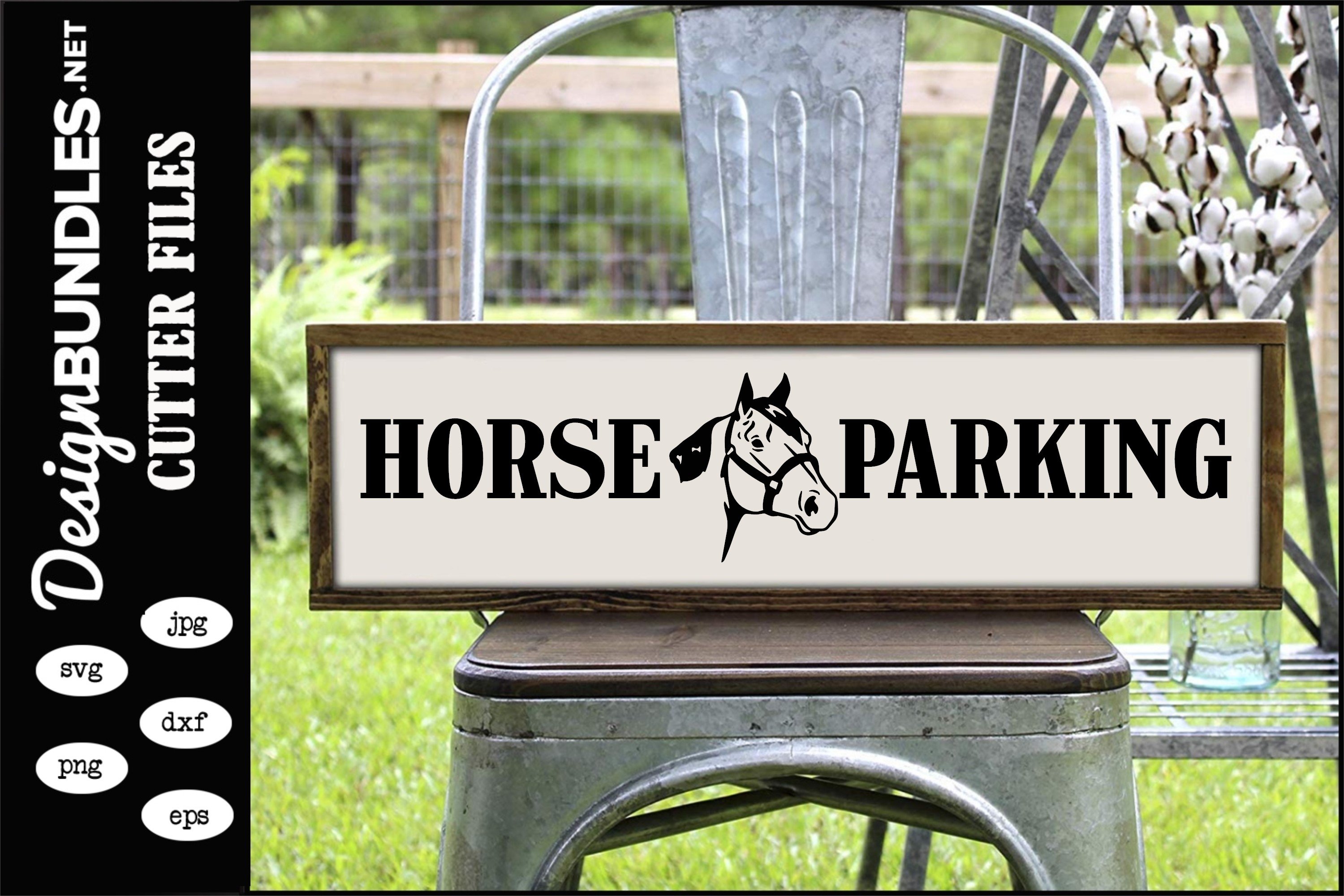 Horse Parking SVG