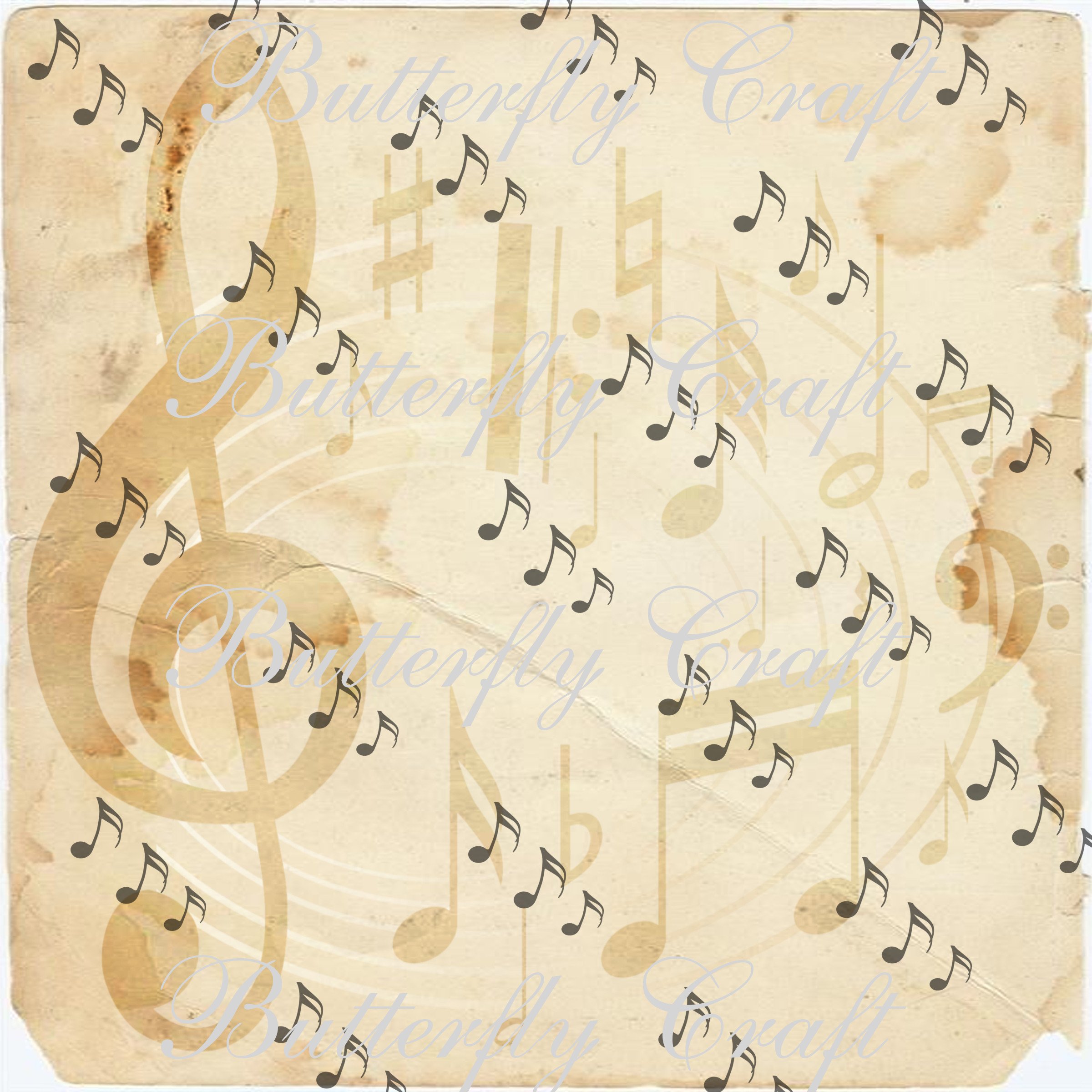 Music Note Paper Digital - Free Image On Pixabay 3A7