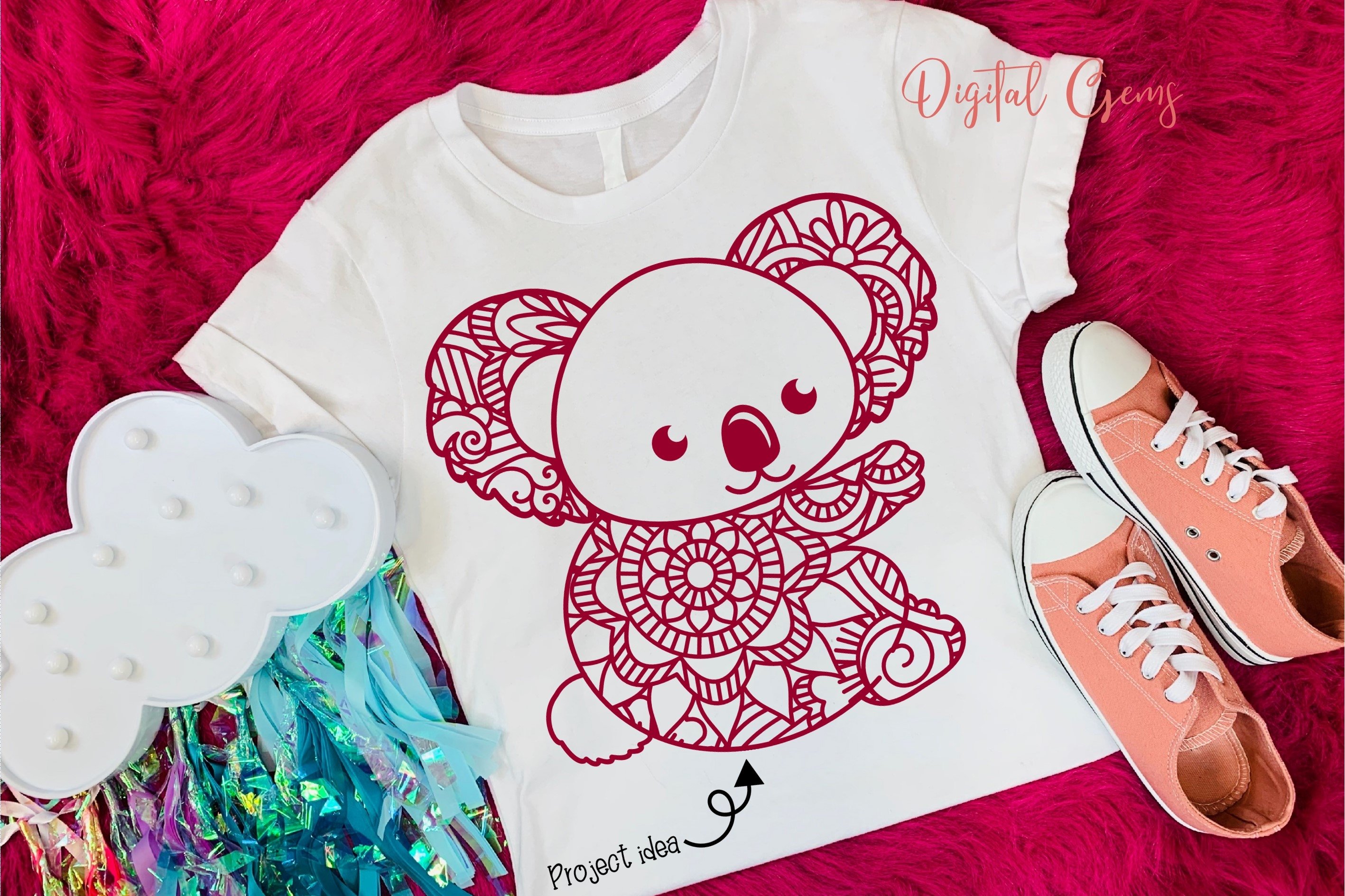 Koala, zentangle design. SVG / DXF / EPS / PNG (1016989) Cut Files Design Bundles