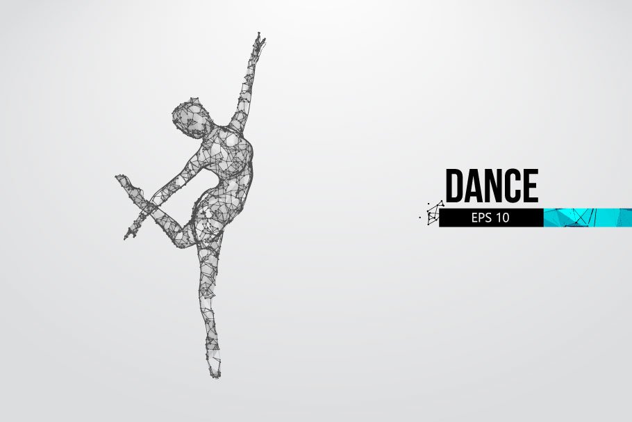 Download Silhouettes Of A Dancing Woman Ai Eps Png 921194 Illustrations Design Bundles