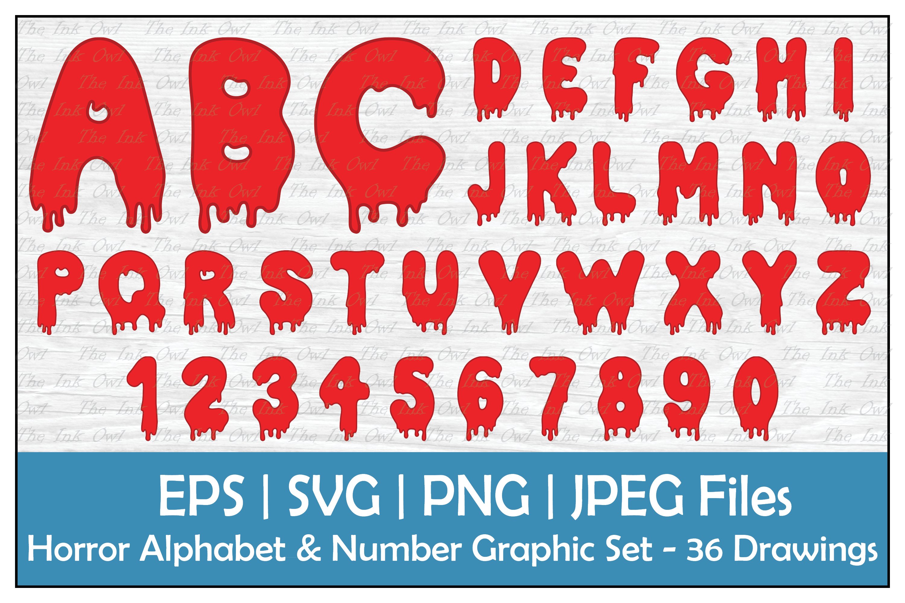 Blood Dripping Letters Font