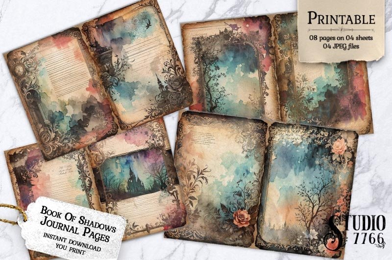 book-of-shadows-junk-journal-pages-2822926 for Book Of Shadows Printables Free Book Of Shadows Junk Journal Pages (2822926) for Book Of Shadows Printables Free