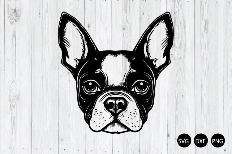 Boston Terrier Dog SVG, Dog SVG, Animal SVG