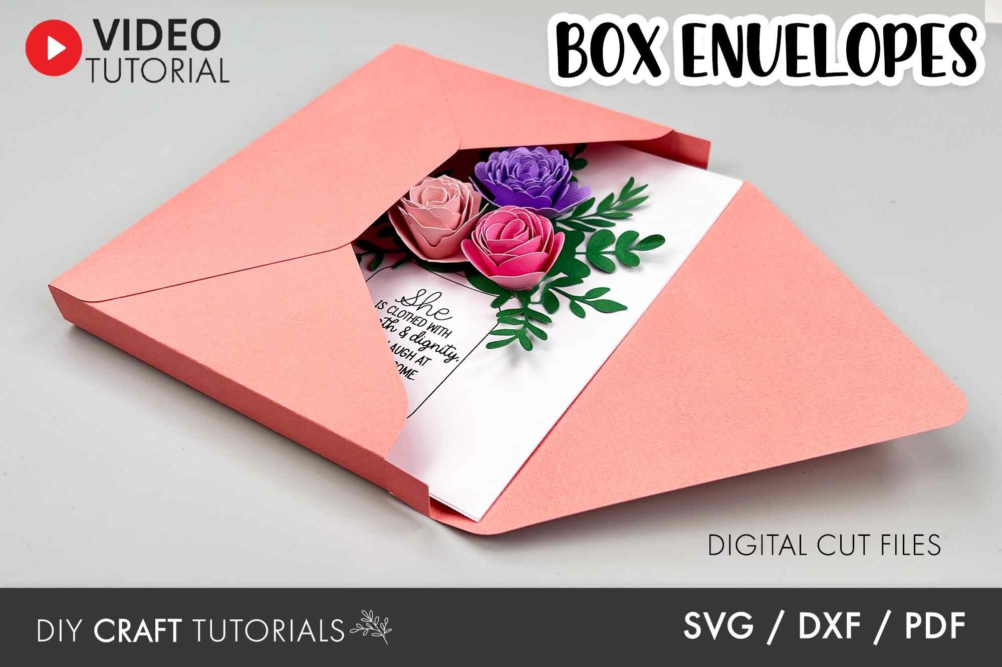 How To Make A Box Envelope For A Card