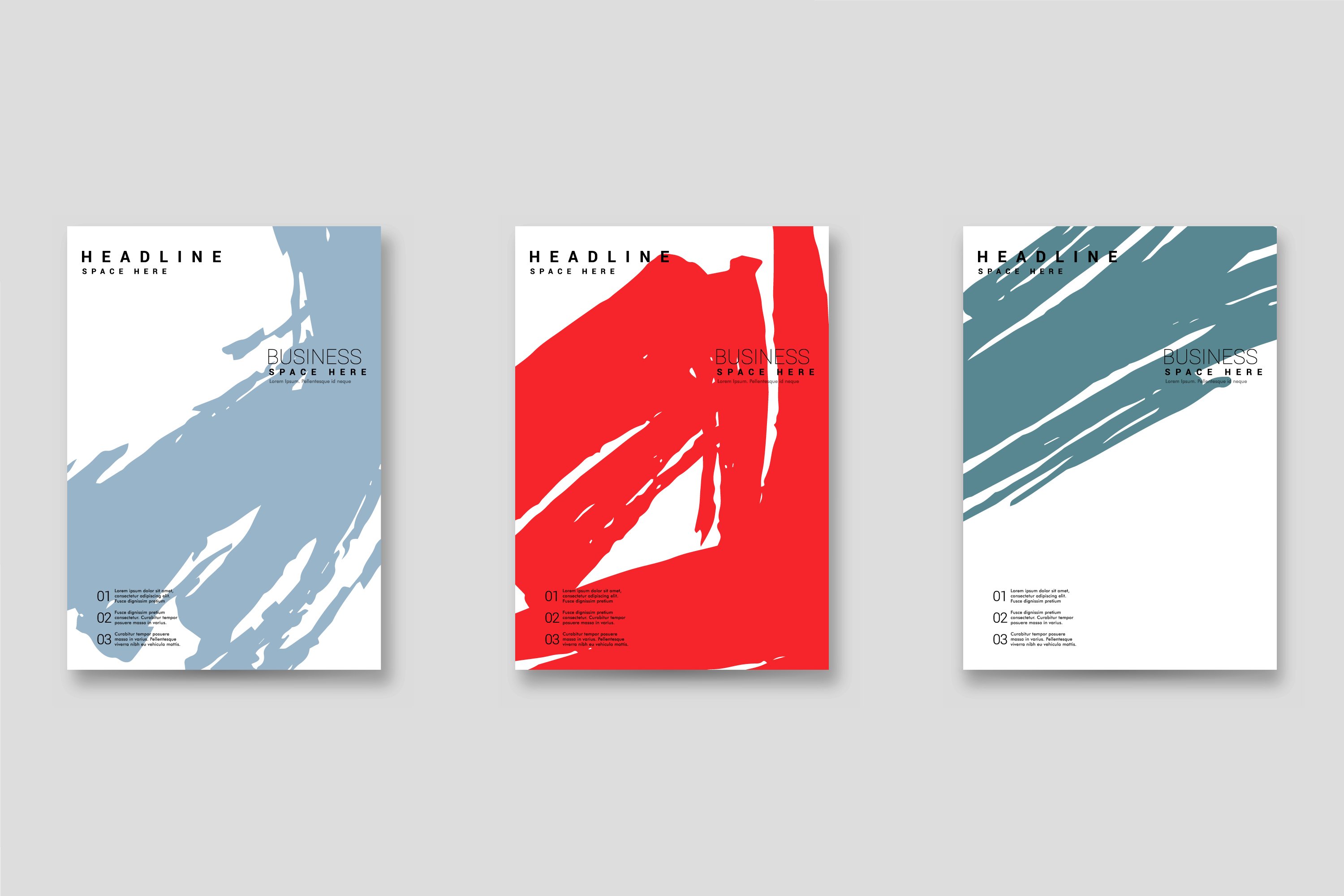 Bright abstract grunge splatter brochure or cover vector (2270957