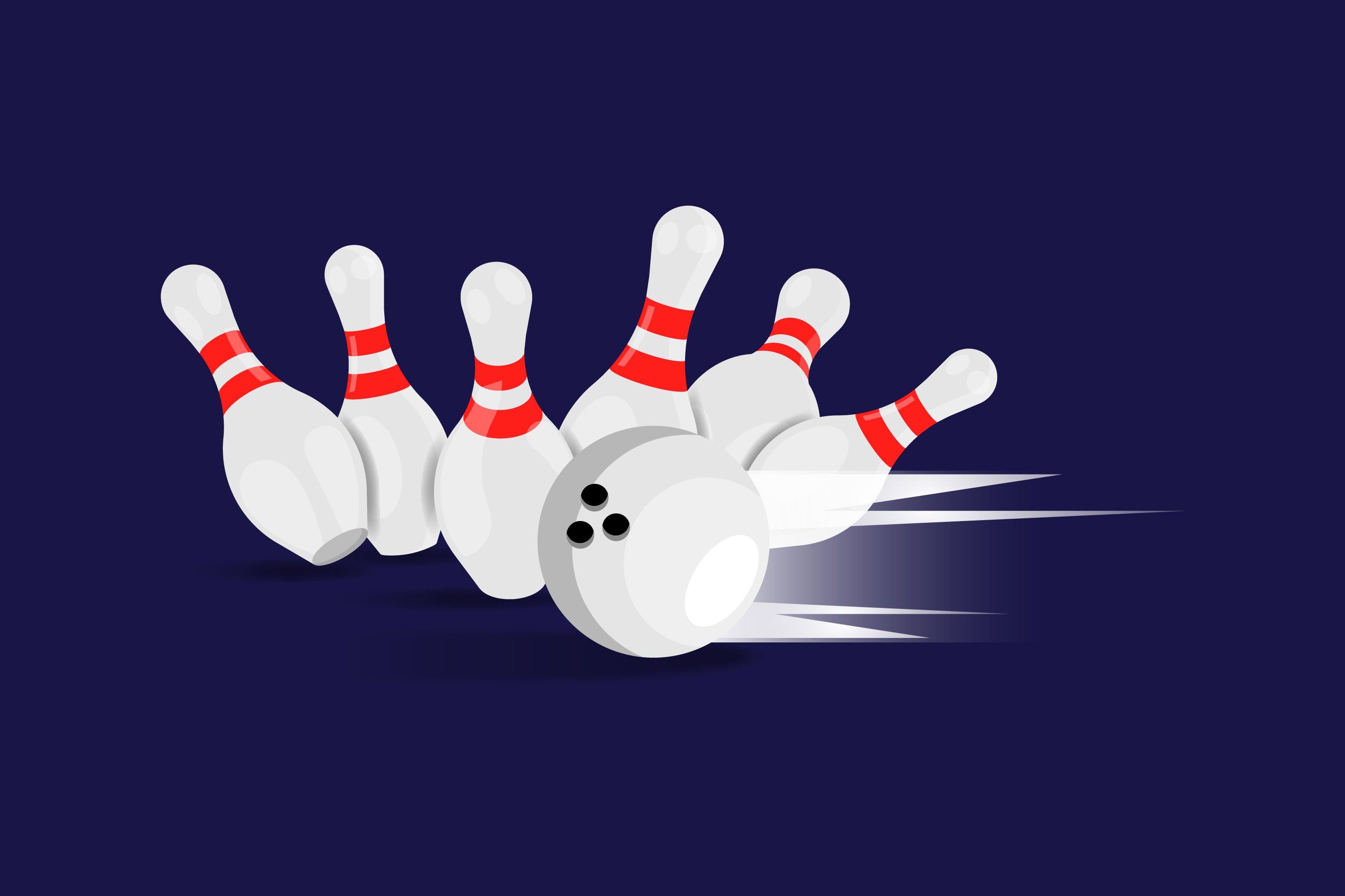 Bowling Pin Illustrations