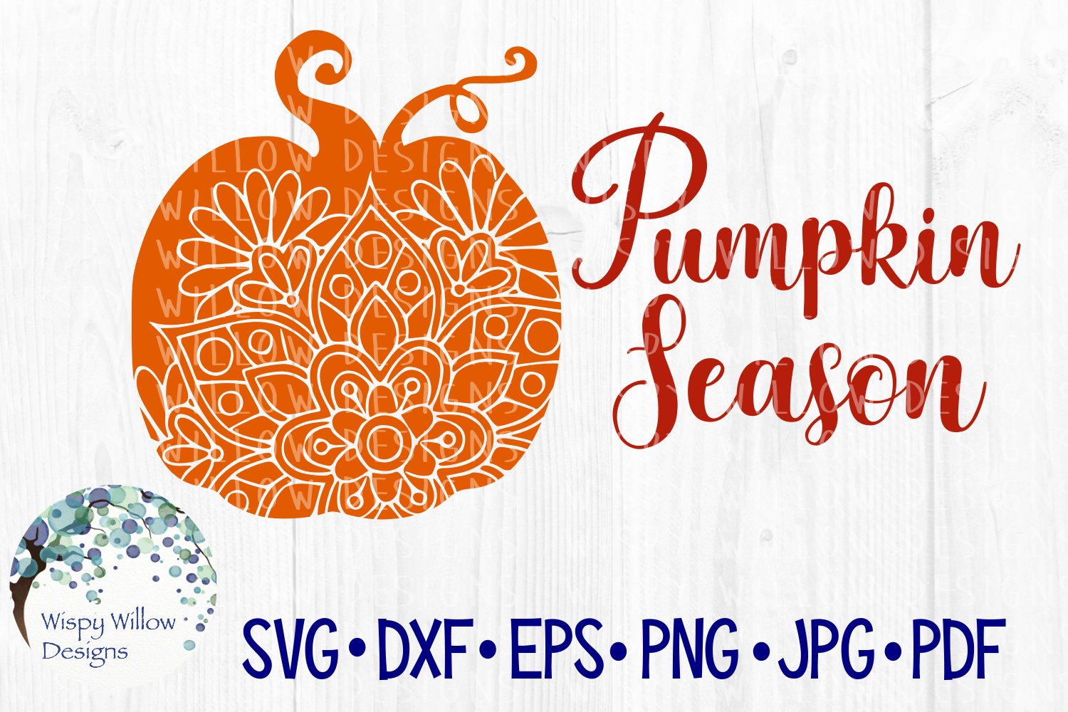 Pumpkin Season, Fall, Halloween, Mandala SVG Cut File (117633) | SVGs