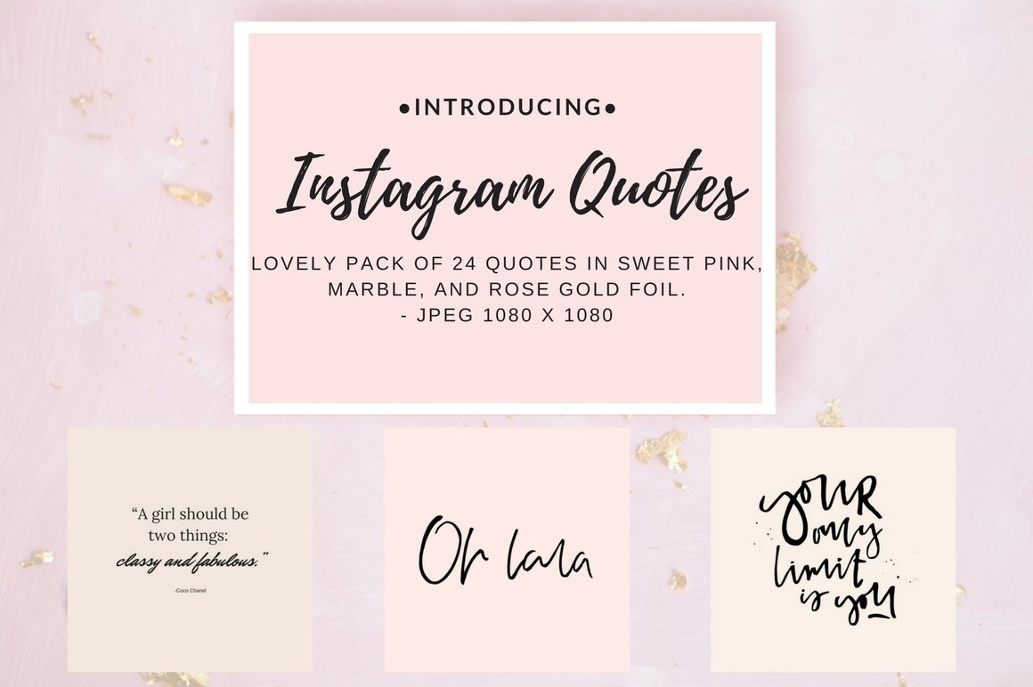 Download Instagram Quote Pack 33940 Websites Design Bundles