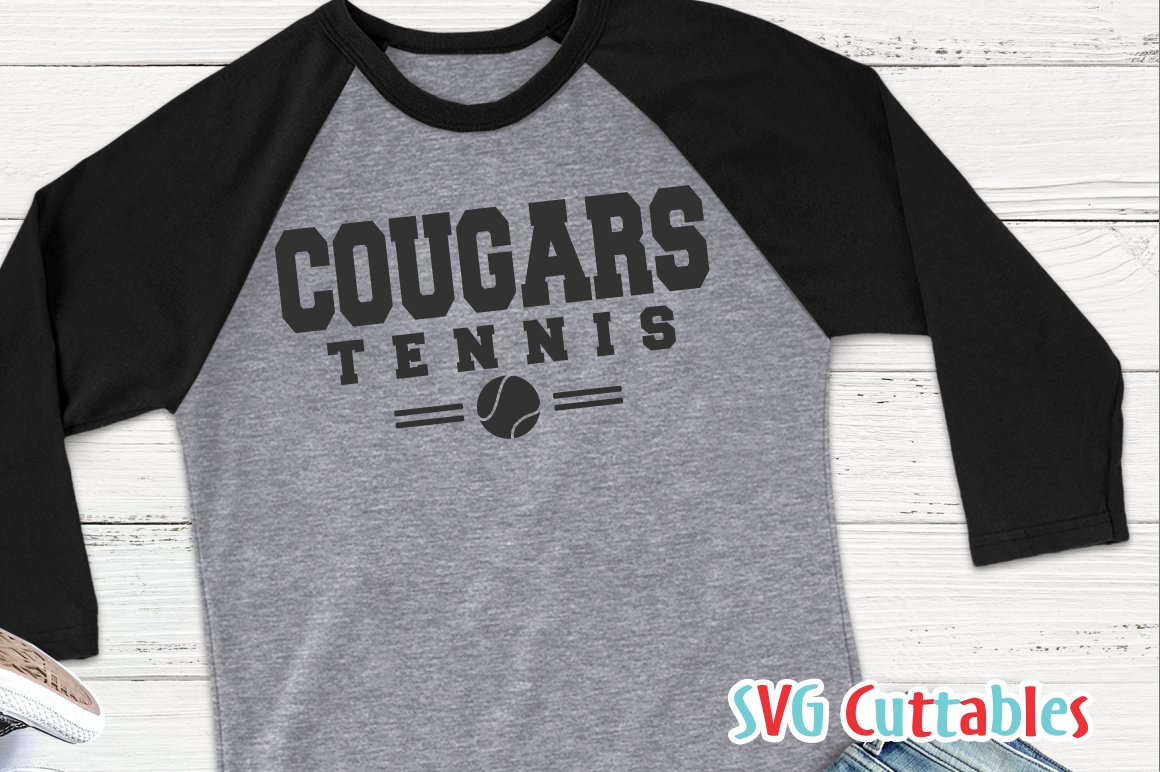 Tennis SVG Tennis Template 001 Shirt Design (92026) Cut Files