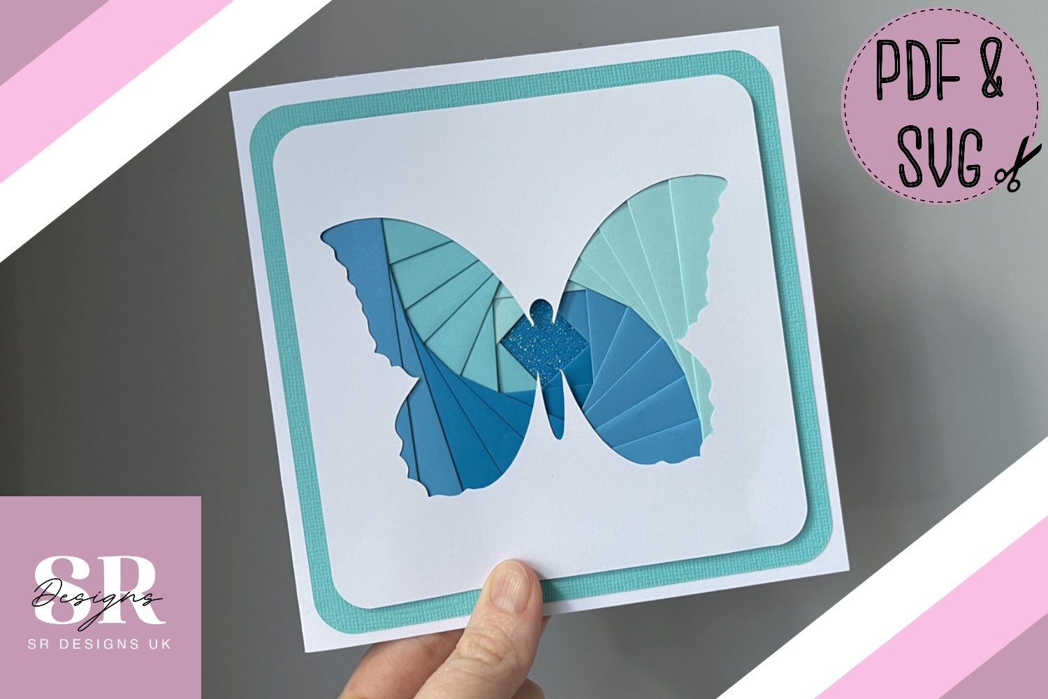 Butterfly Iris folding pattern| paper cutting| (2564314) butterfly-iris-folding-pattern-paper-cutting-2564314