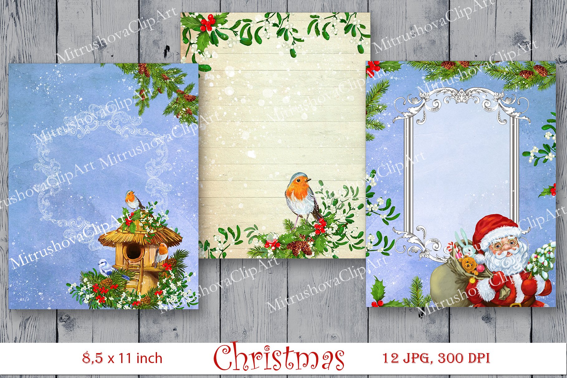 christmas-8-5x11-digital-paper-printable-journal for Free Printable Christmas Background Paper Christmas 8.5x11 Digital Paper, Printable Journal, for Free Printable Christmas Background Paper