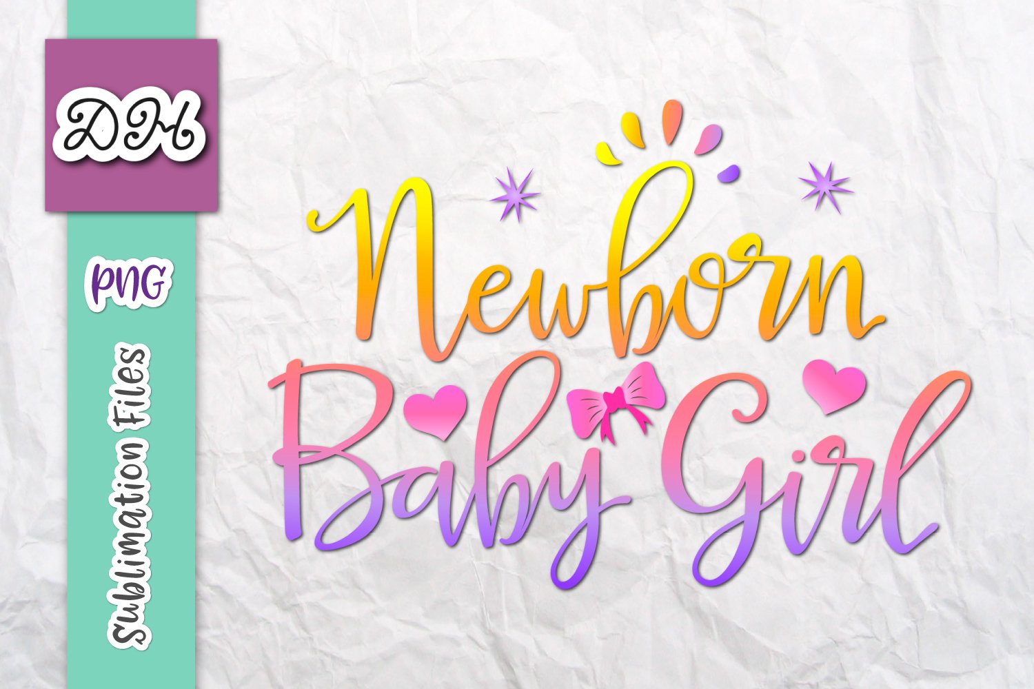 Newborn Baby Girl Take home Outfit Sign Sublimation Print (578247