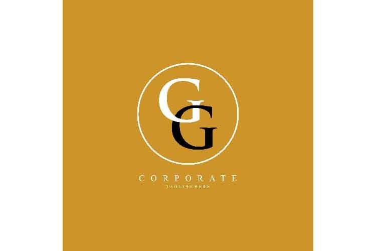 GG letter GG Initial Logo Corporate