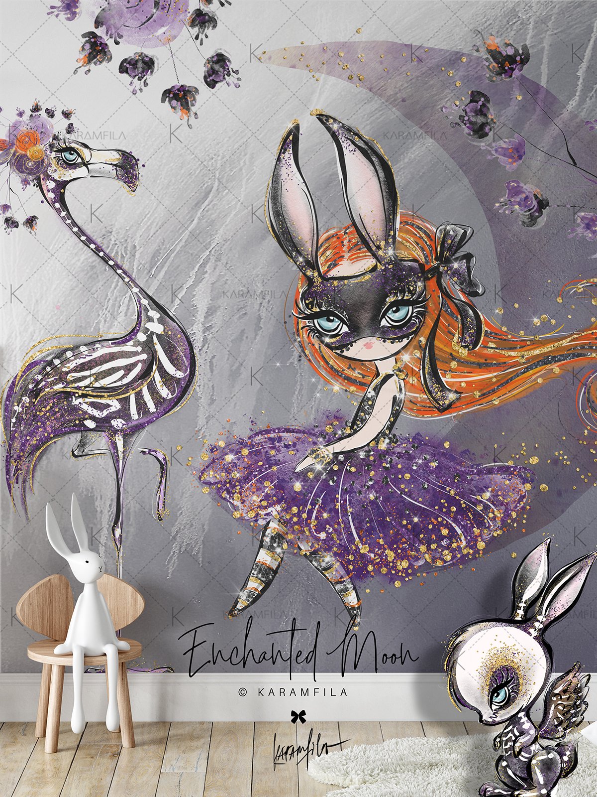 Gothic Halloween Clipart (648989) | Patterns | Design Bundles