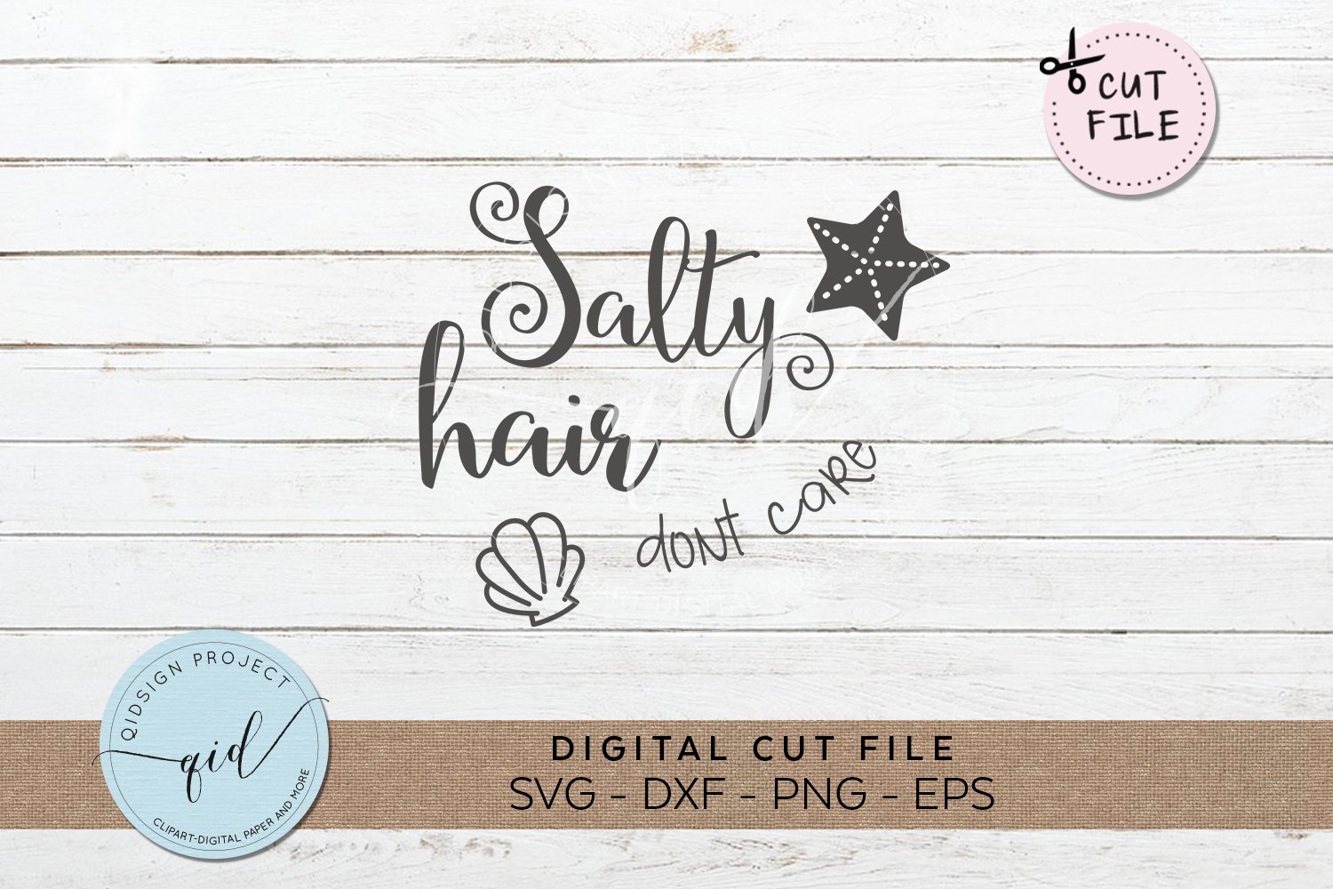 Salty Hair Dont Care SVG DXF PNG EPS (262030) | SVGs | Design Bundles