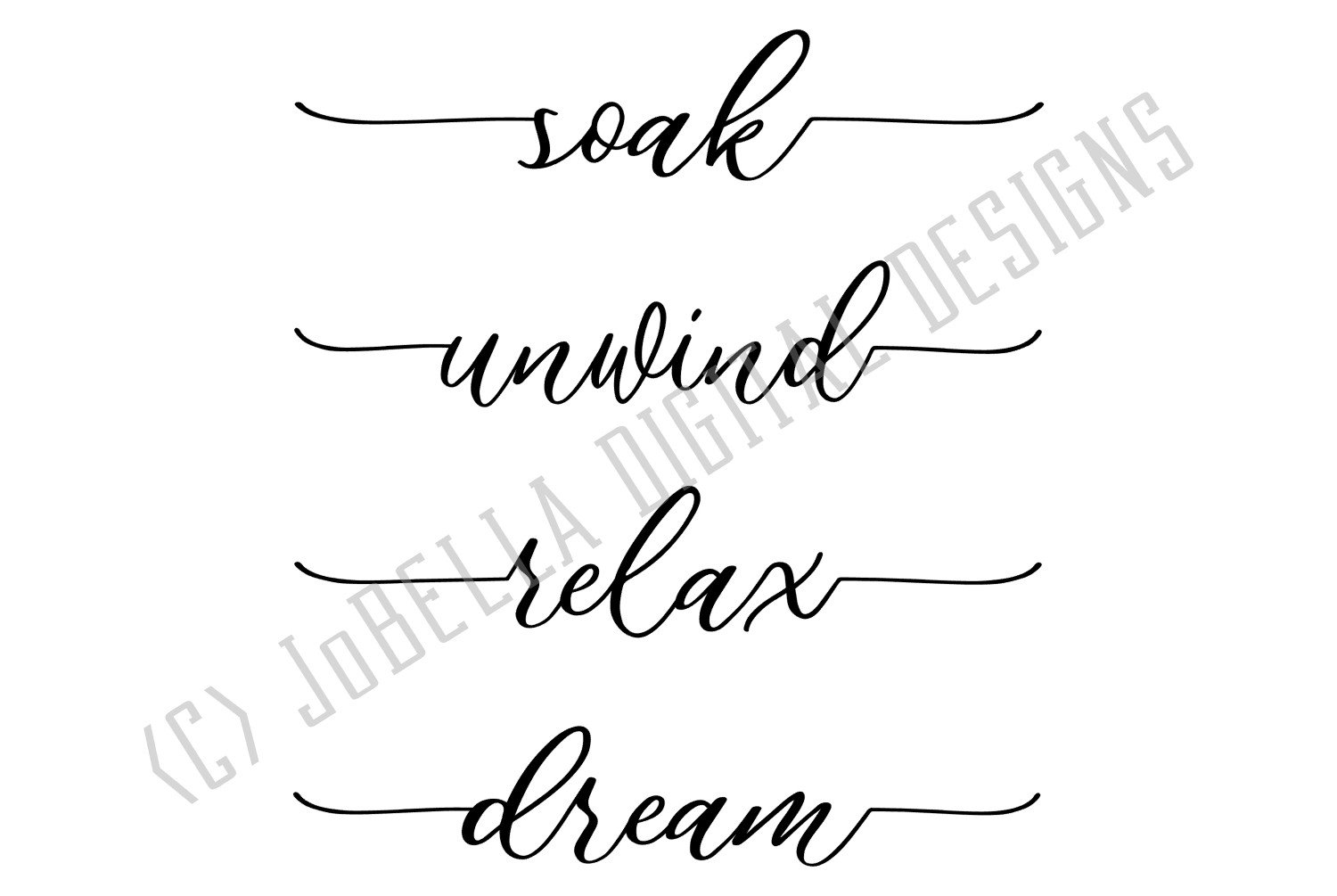 Soak Unwind Relax Dream Bathroom SVG Bundle soak-unwind-relax-dream-bathroom-svg-bundle