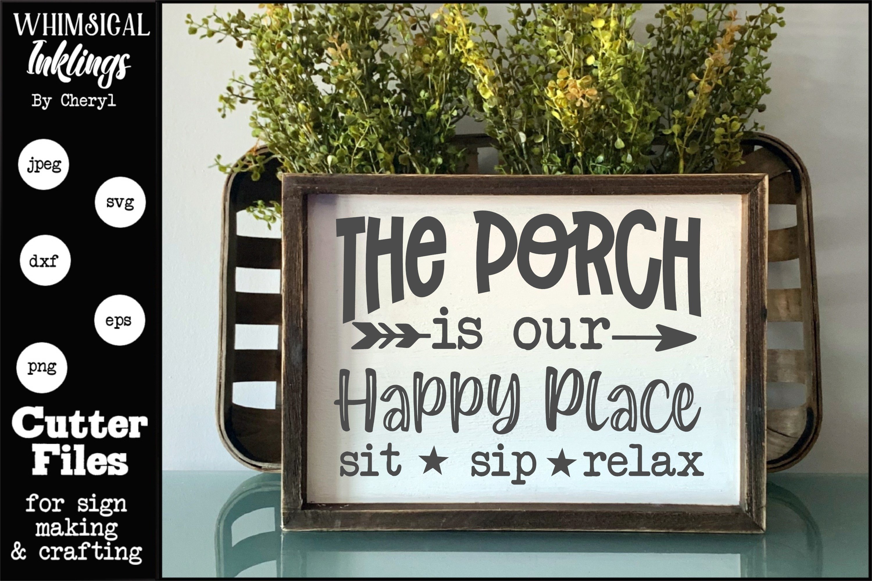 Happy PlacePorch SVG (621193) Cut Files Design Bundles