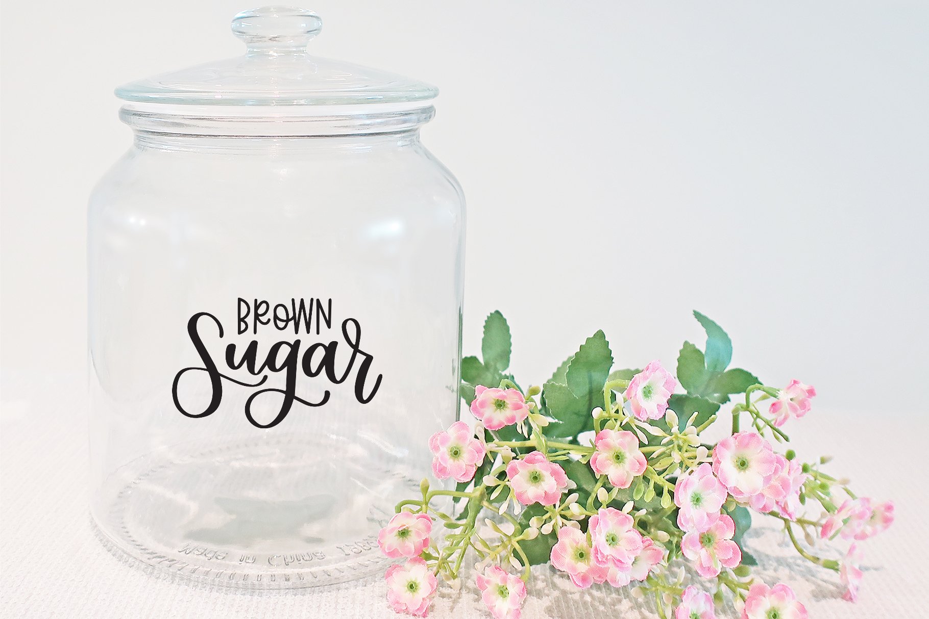 6 pantry label hand lettered svg cut files baking 258187