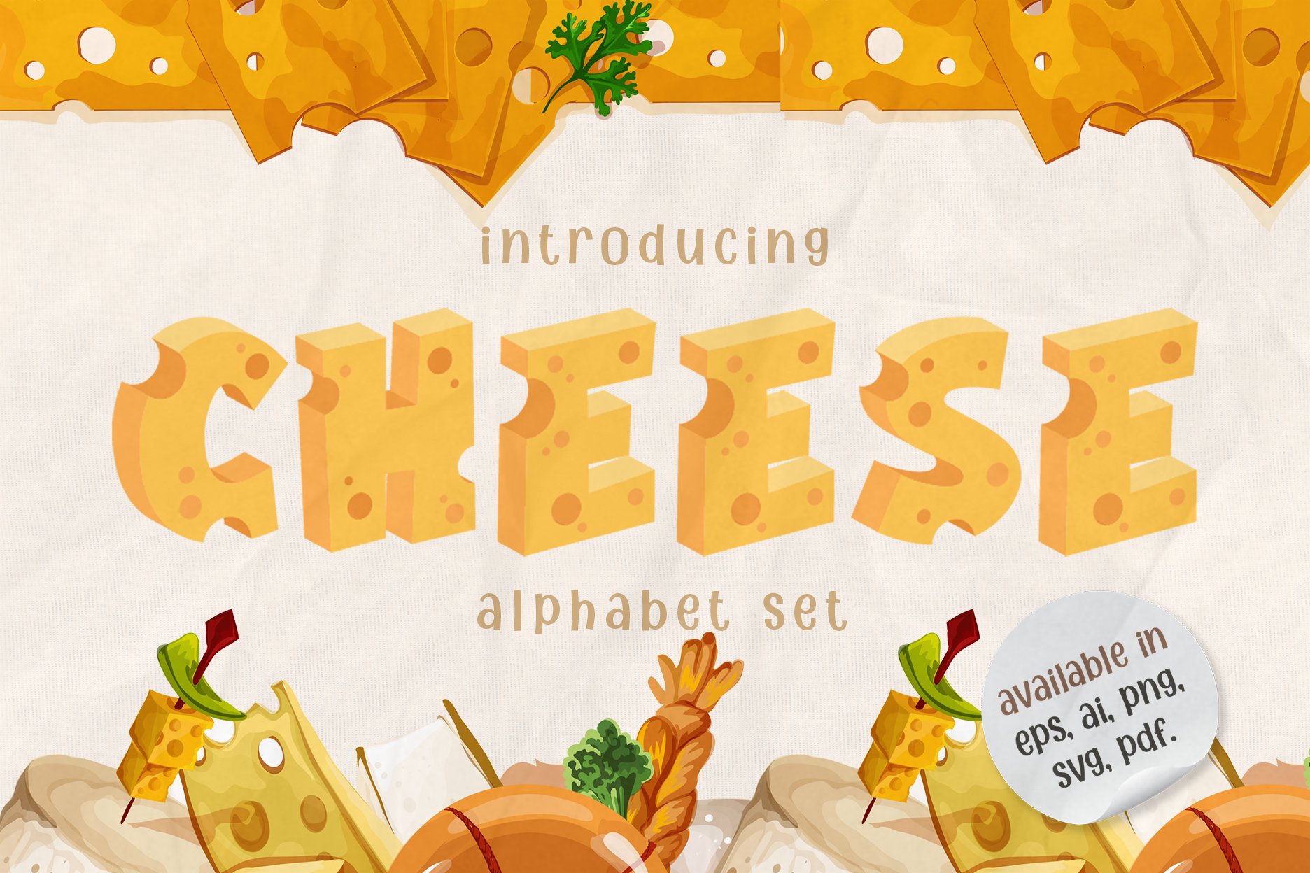 Cheese Alphabet