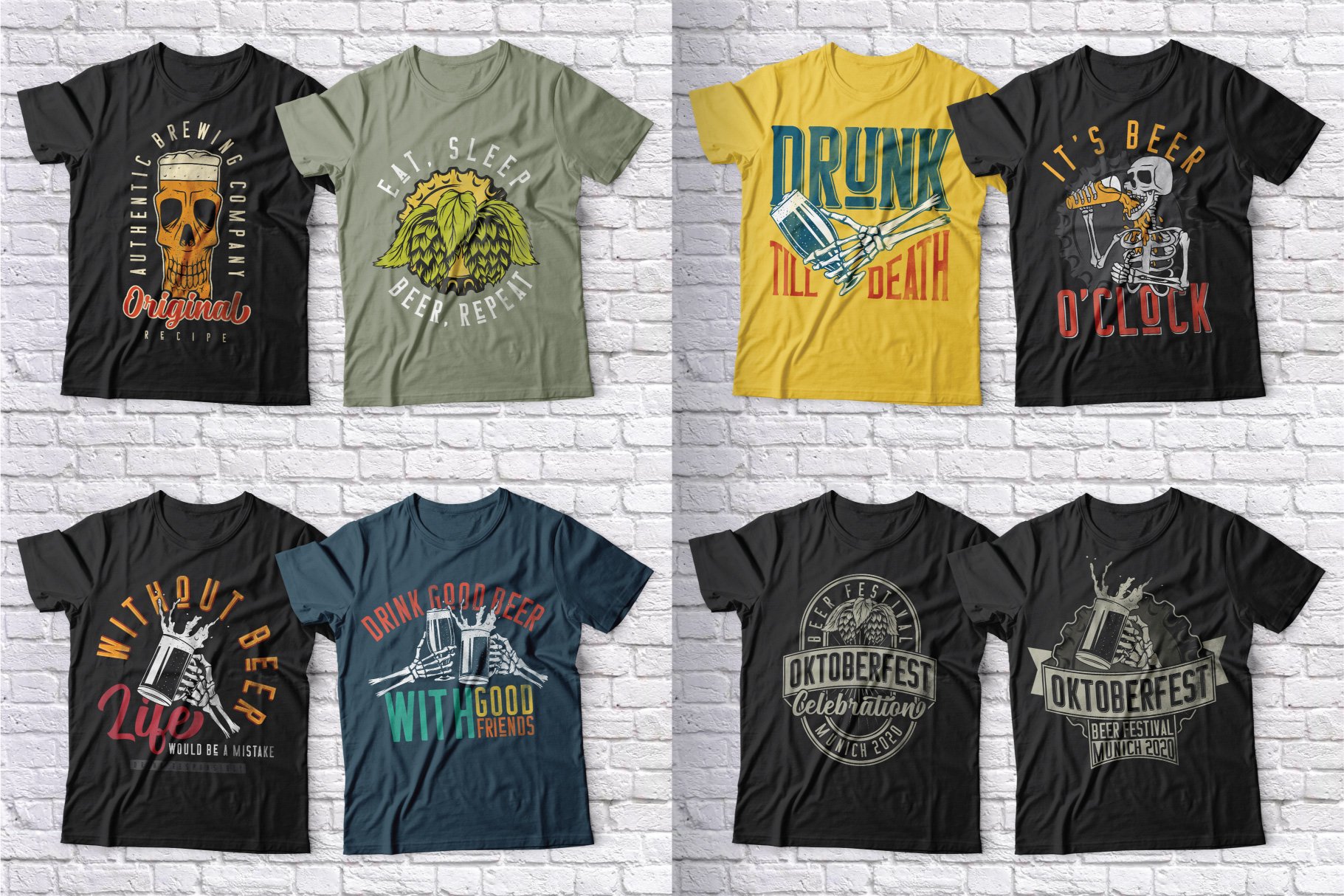 High Quality 104 Tshirt Designs Bundle (916201) Illustrations